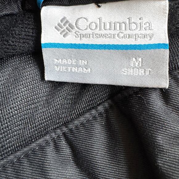 Columbia Mens Bugaboo II Pants Sz M Short Waterproof Omni Tech Winter Snow Black - Picture 2 of 9